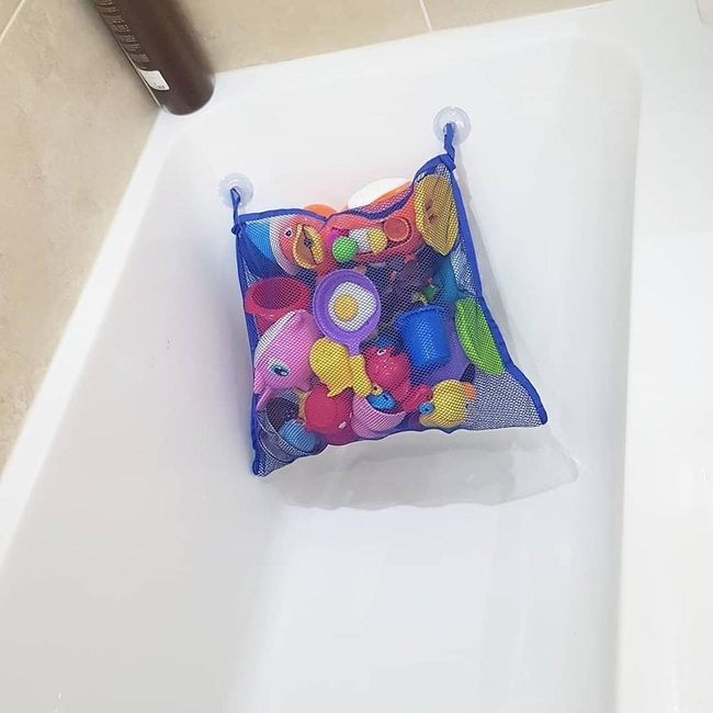 Mesh Suction Cup Toy Organizer