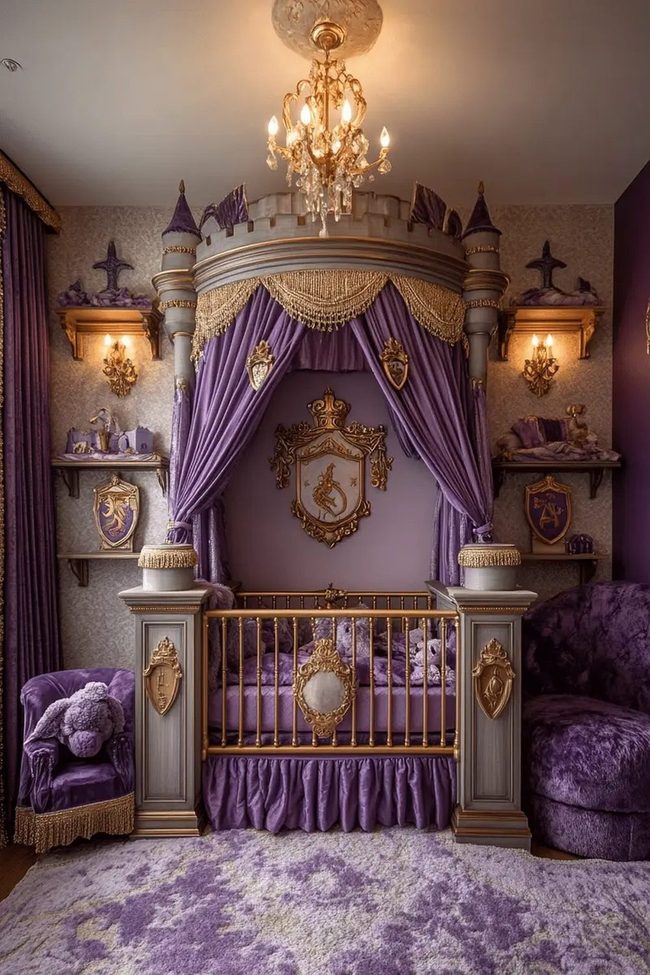 Gold And Blue Royal Nursery