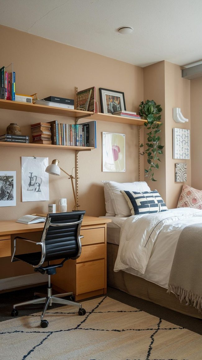 Full-Length Mirror Brightens Small Spaces