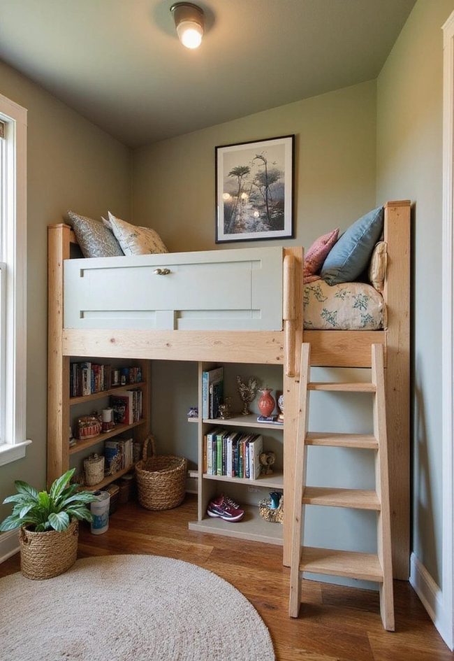 Loft Bed With Personal Expression Space