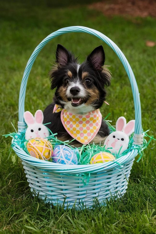Bunny Treats Pet Basket