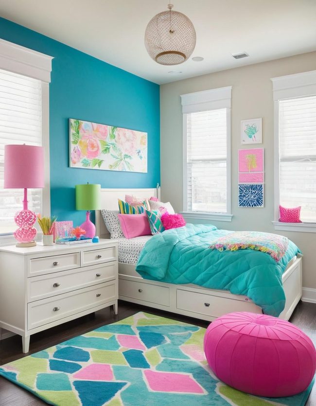 Daylit Accent Colors Transform Dorms