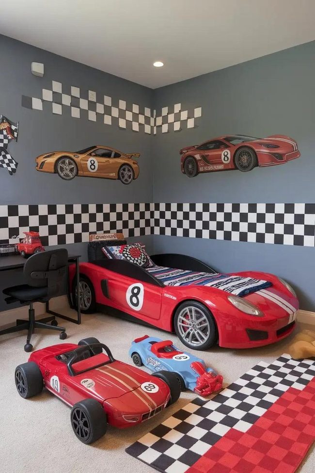 High-Octane Checkered Flag Room