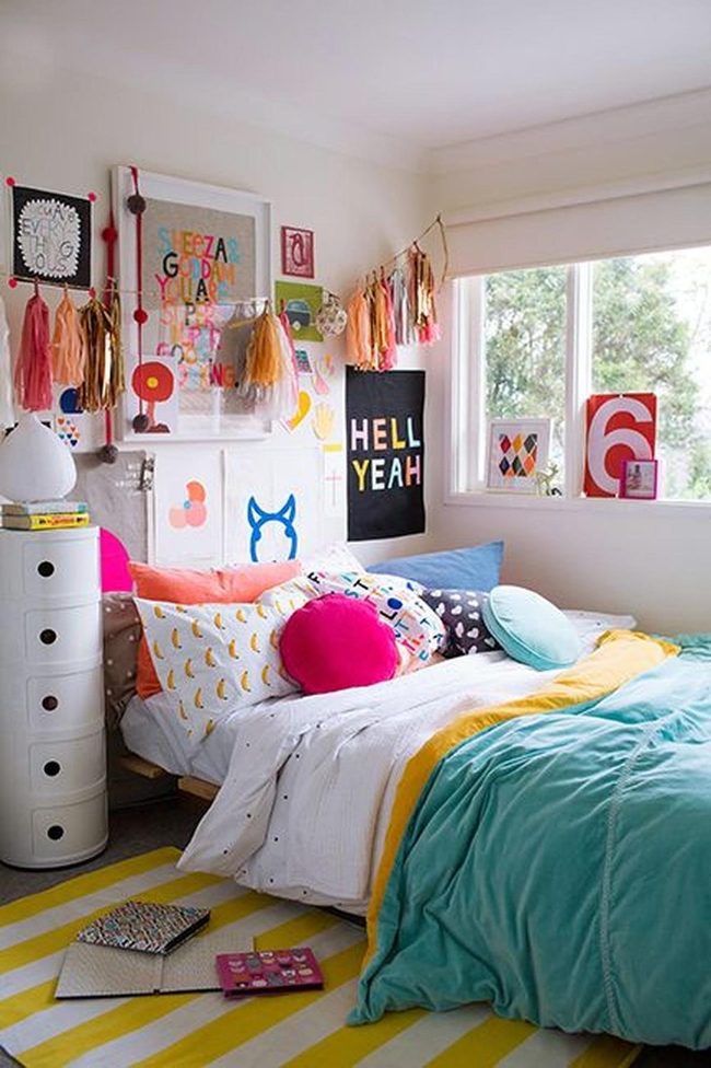 Colorful Pillows, Sunlit Simplicity