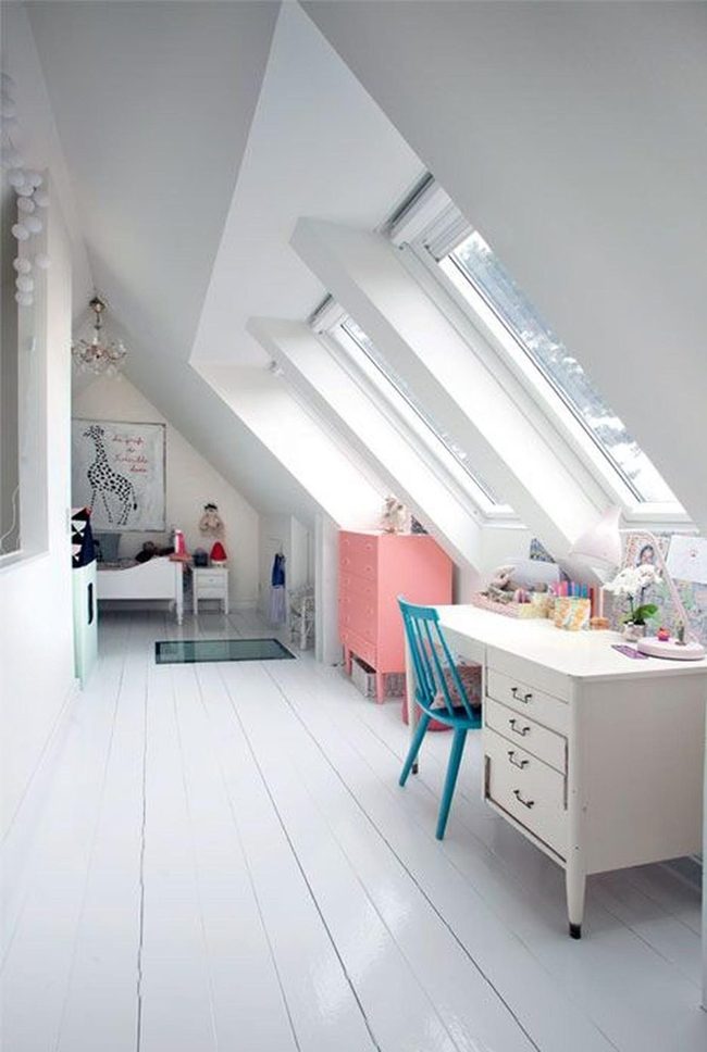 Sunlit Blue And Pink Playroom