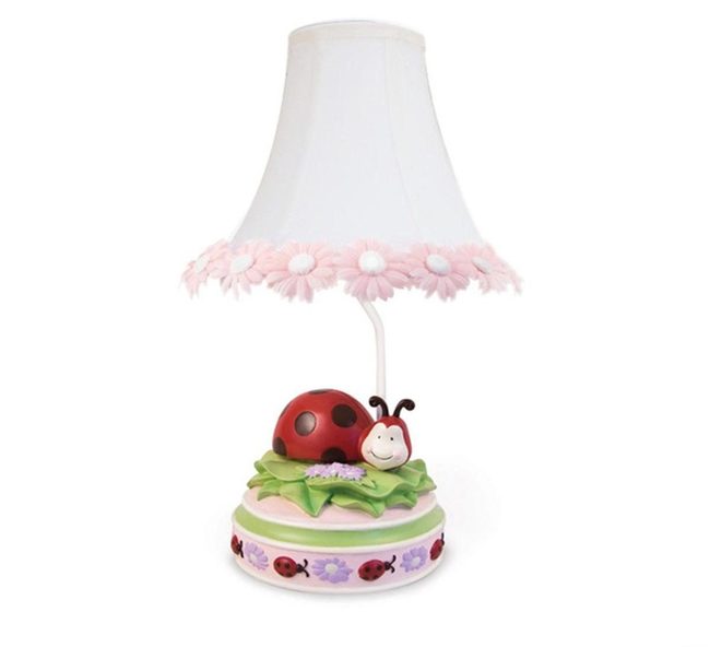 Ladybug Red Bedroom Light
