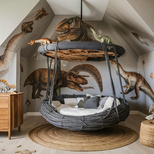 Prehistoric Sleep Space Fossil Explorer