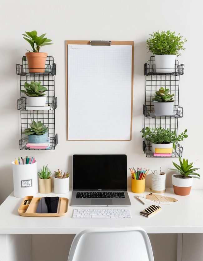 Organized Desk Boosts Focus