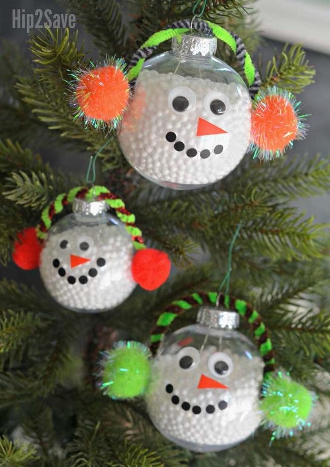 Clear Bauble Winter Keepsakes