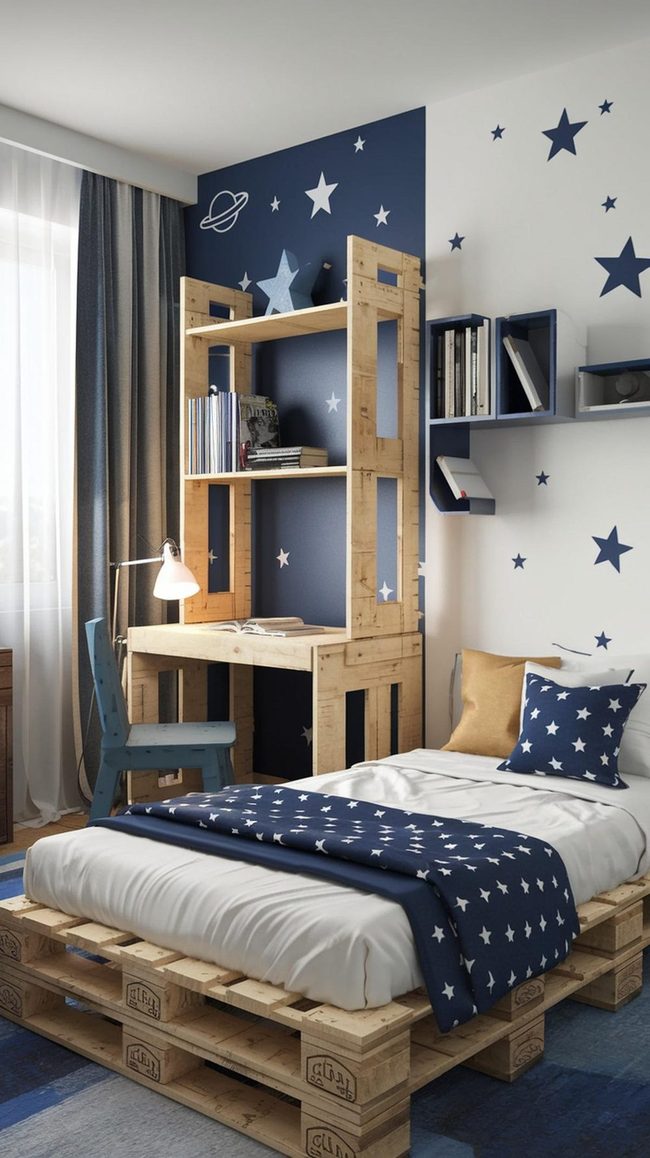 Reclaimed Wood Teen Bedroom Build
