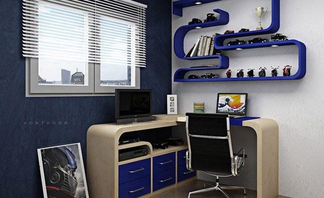 Deep Blue Geometric Workspace