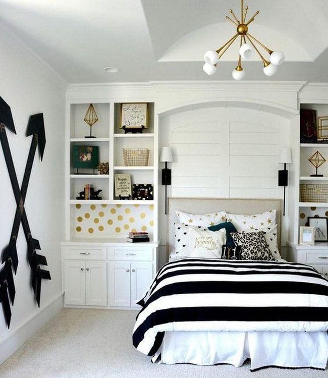 Black Stripes Gold Sparkle