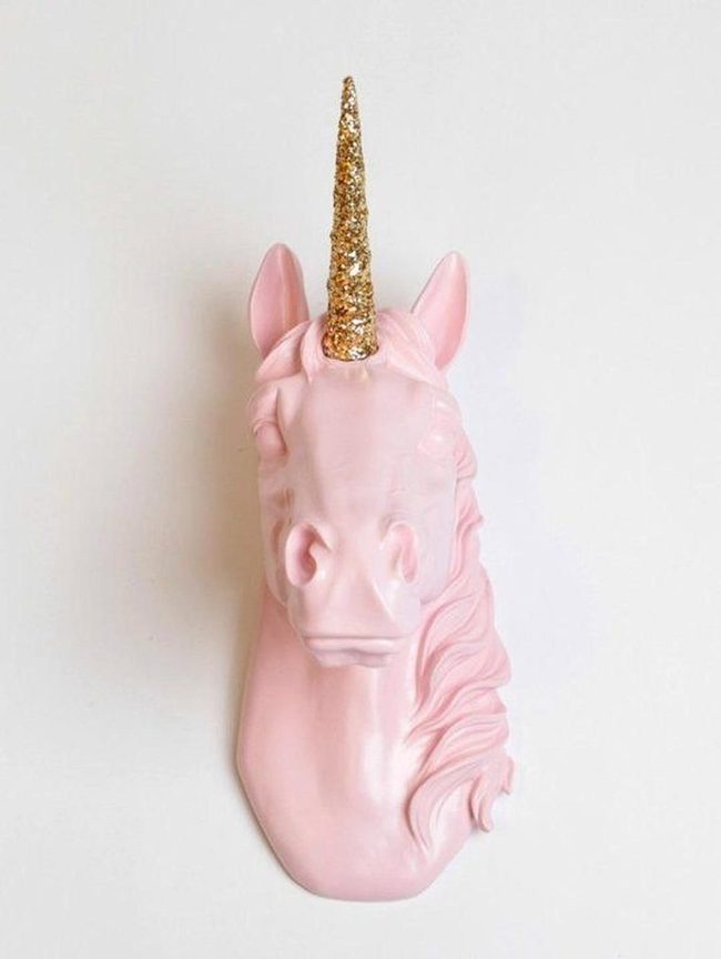 Golden Horn Pink Unicorn