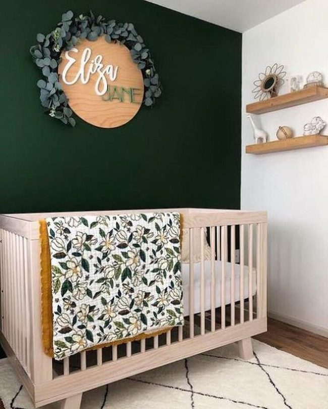 Green Wooden Nursery Sanctuary
