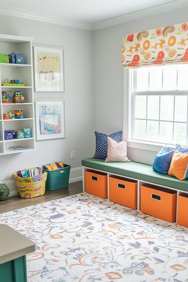 Wooden Solutions Bench Hides Toys