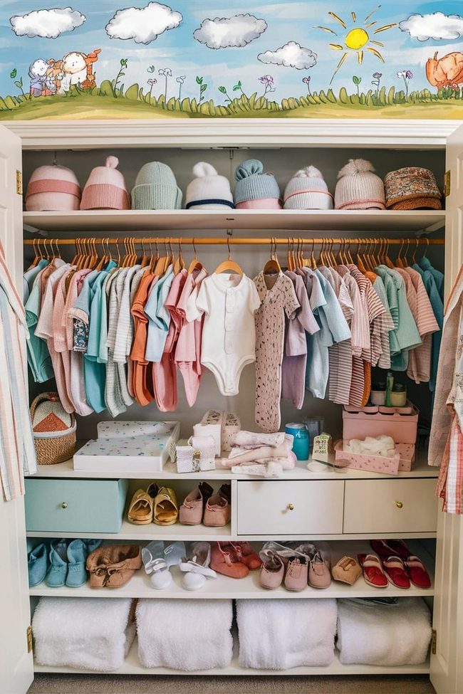 Built-In Laundry Hamper Solution