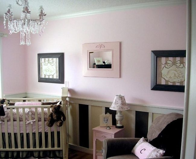 Pink Nursery, Gray Elegance, Soft Light