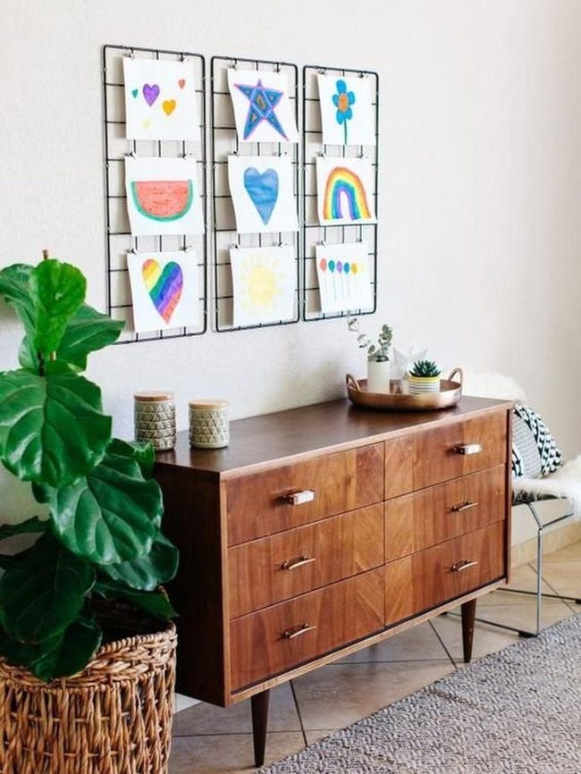 Green Plant Meets Modern Wood