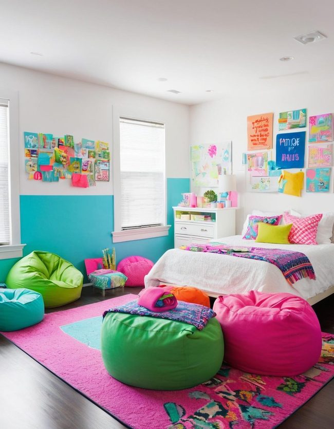 Neon Colors Meet Thrifted Eclectic