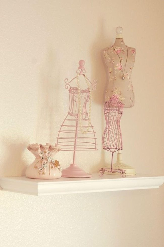 Pastel Mannequins Against Cream