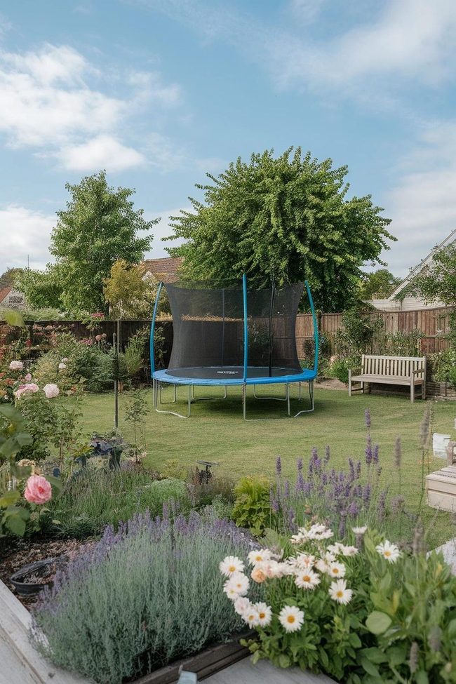 Sunken Trampoline Play Zone