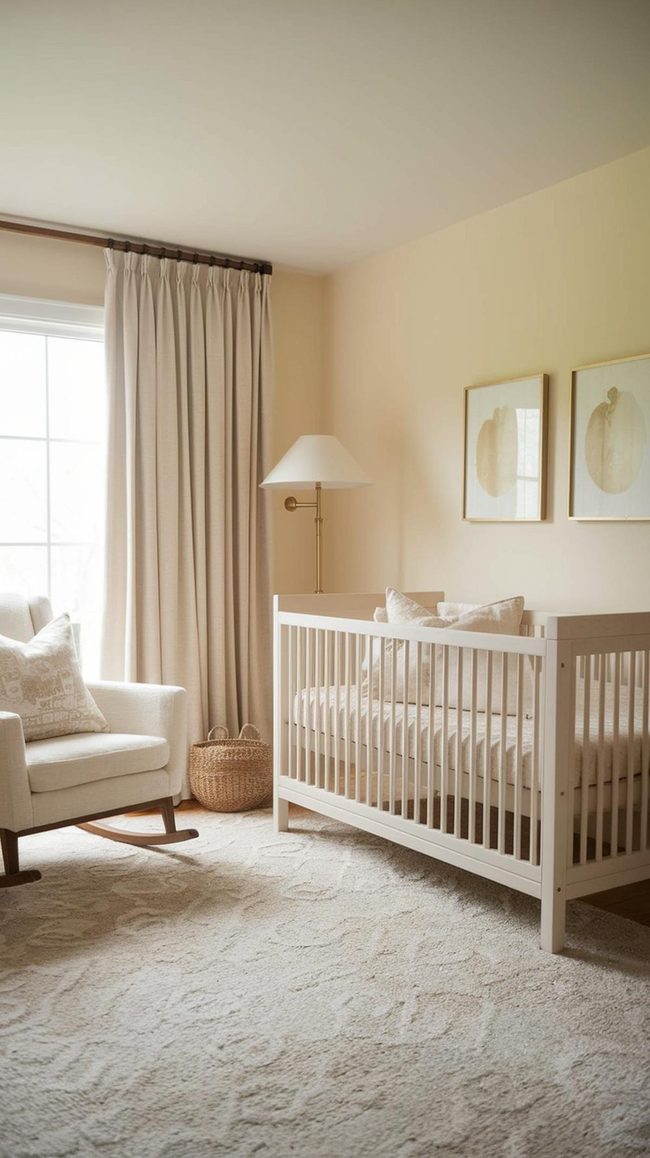 Soft Gray Nursery With Metallic Accents