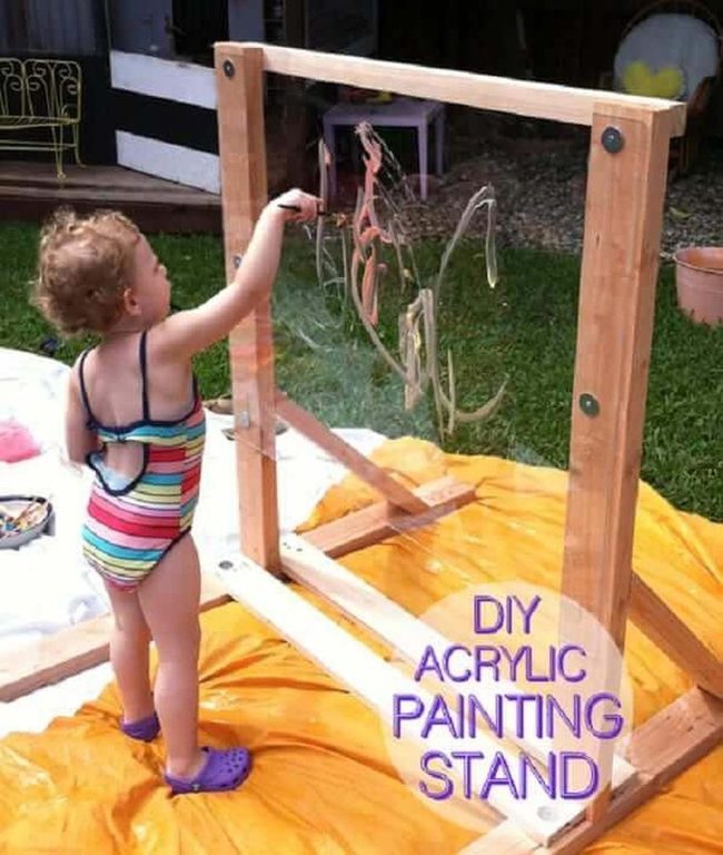 Transparent Glass Canvas For Young Artists