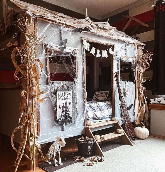 Black Buffalo Check Halloween Nursery