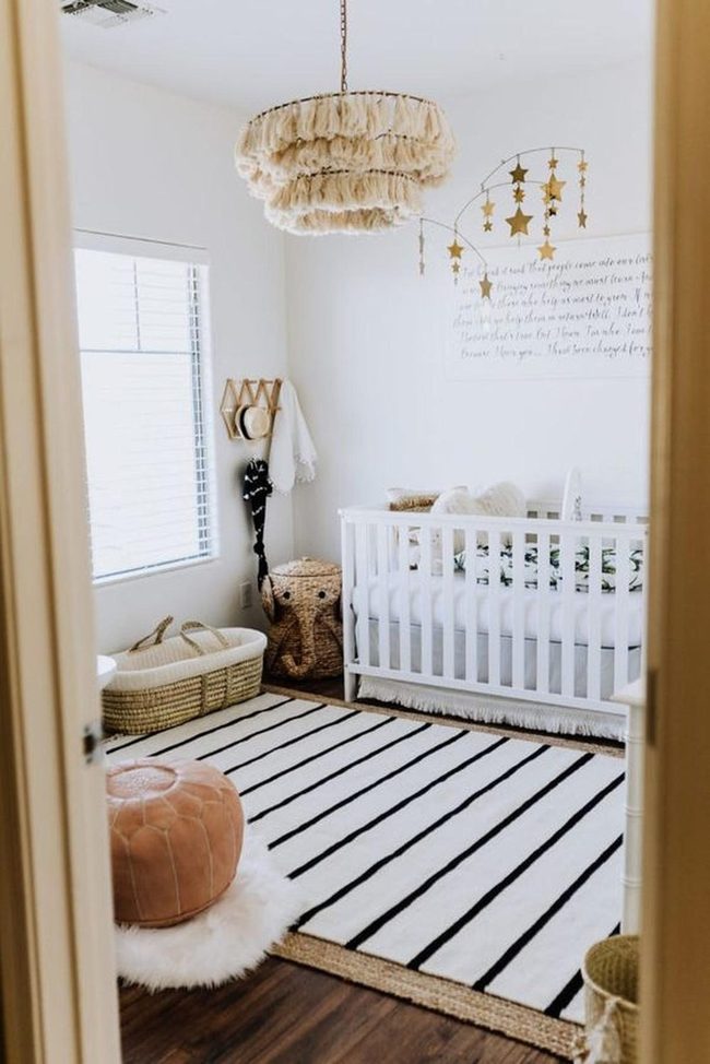 Golden Stars, White Walls, Neutral Bliss