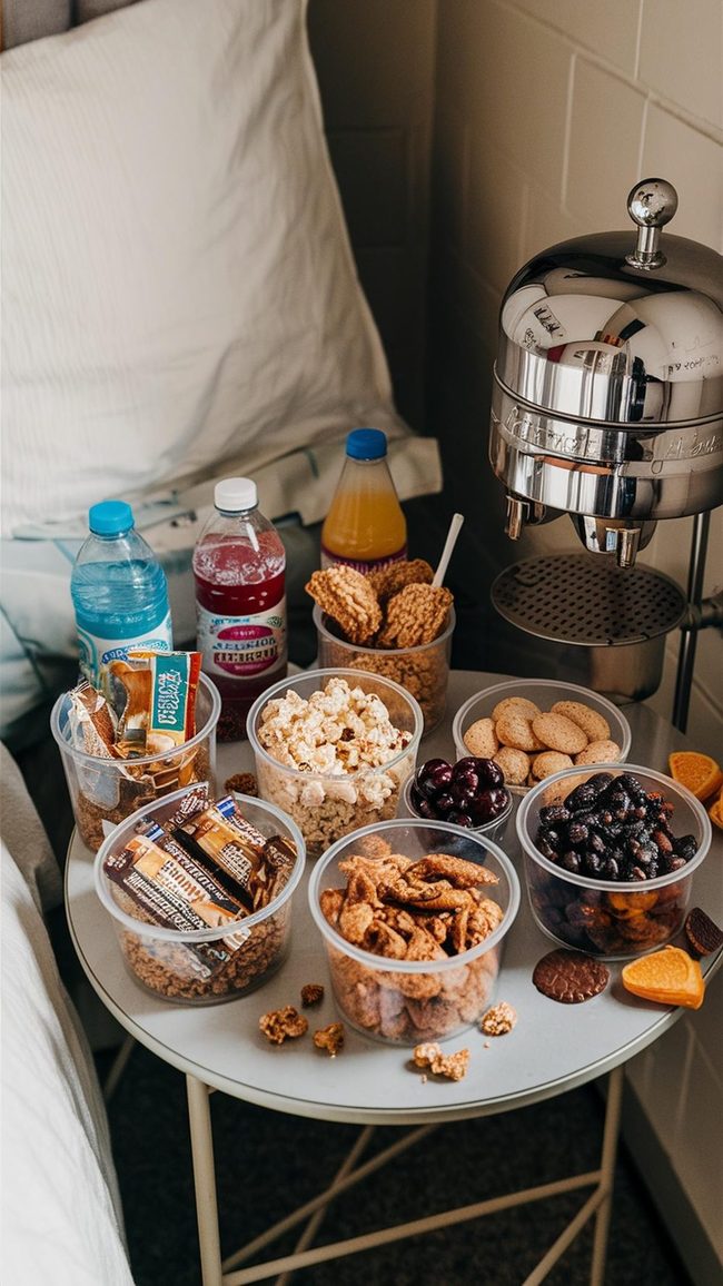 Organized Snack Corner Setup
