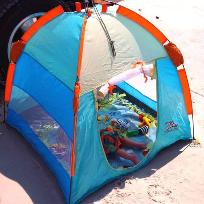 Blue Orange Beach Tent Infant