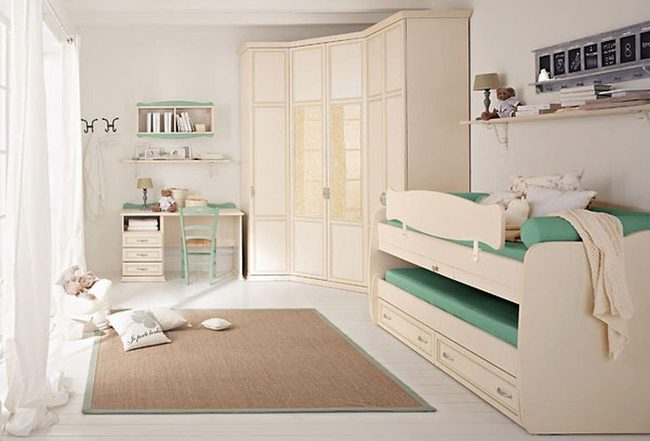 Green Mattress Cream Bedroom