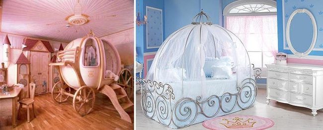Wooden Pumpkin Bed Fairytale