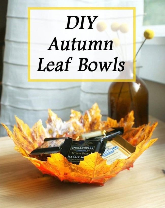 Autumn Leaves Silk Bowl
