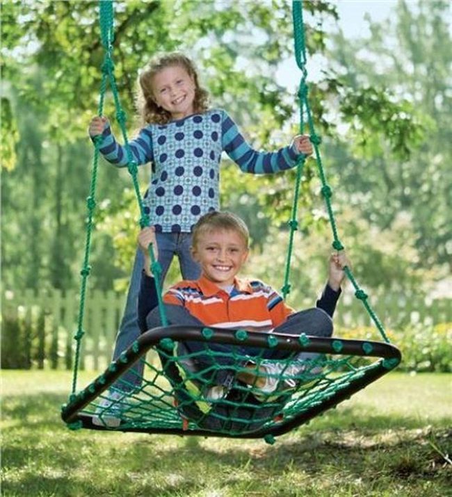 Orange Stripes Summer Swing