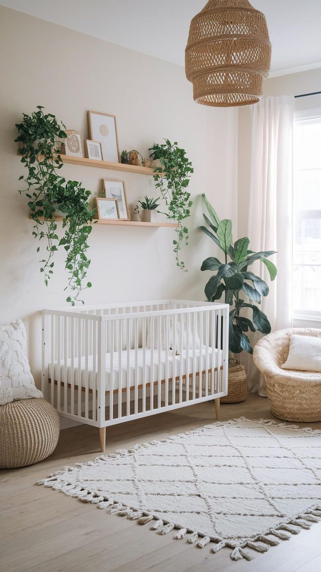 Green Plants Freshen Baby Nurseries