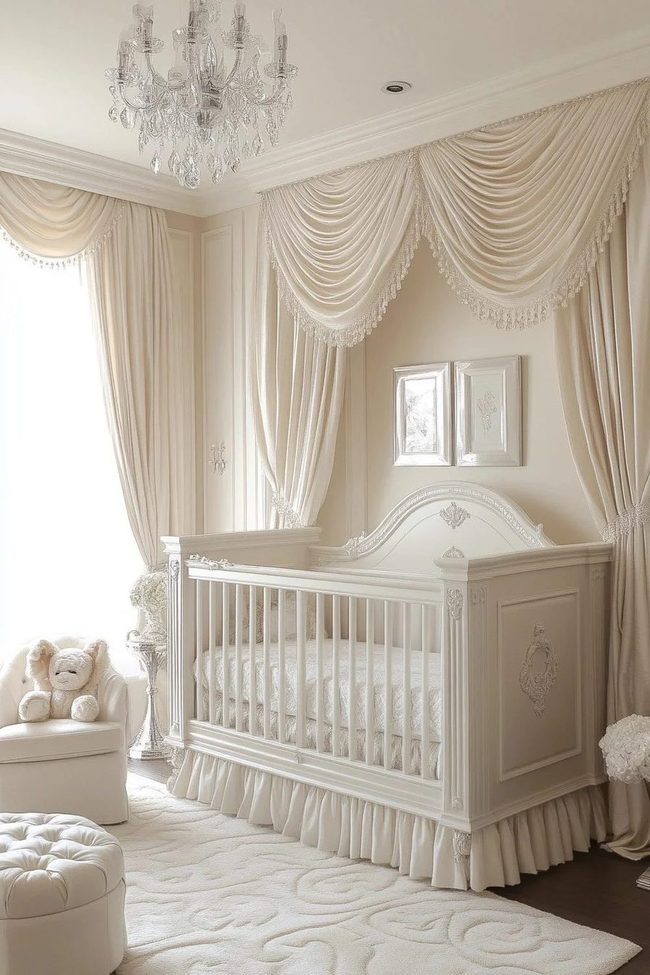 Polished Wood And Ivory Nursery
