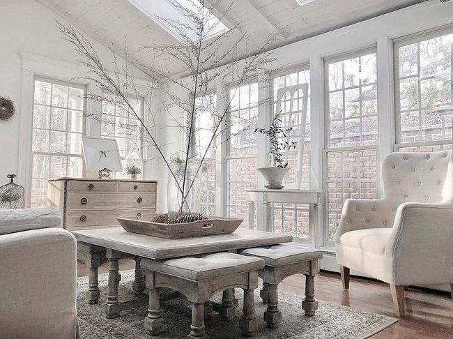Bright White Meets Warm Wood