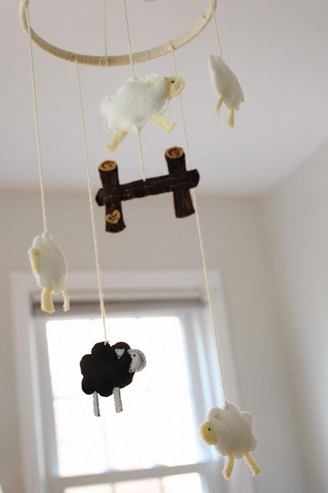 White Nursery, Wooden Accents, Natural Light