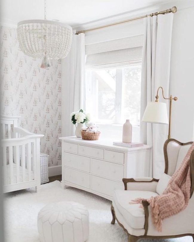 Pink And White Nursery Serenity