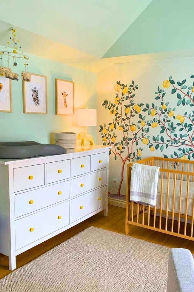 Lavender Walls, Calm Nursery Sanctuary