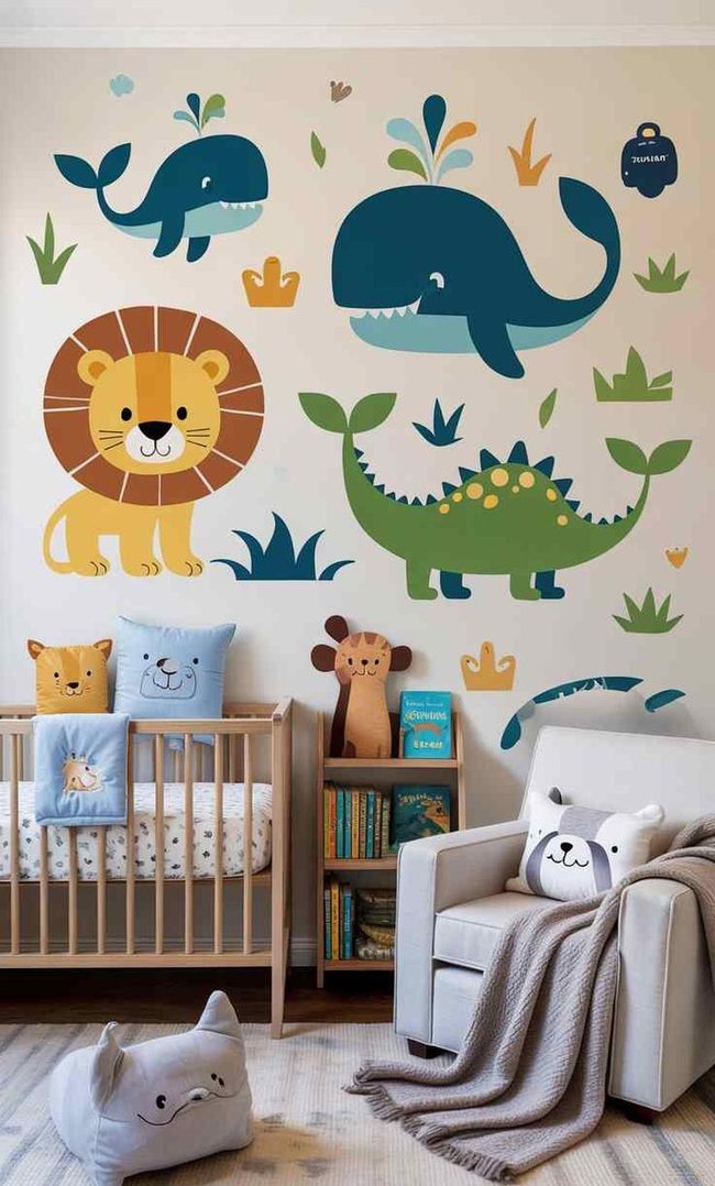 Animal Silhouettes Peel And Stick