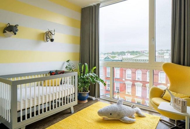 Striped Yellow Nursery Sanctuary