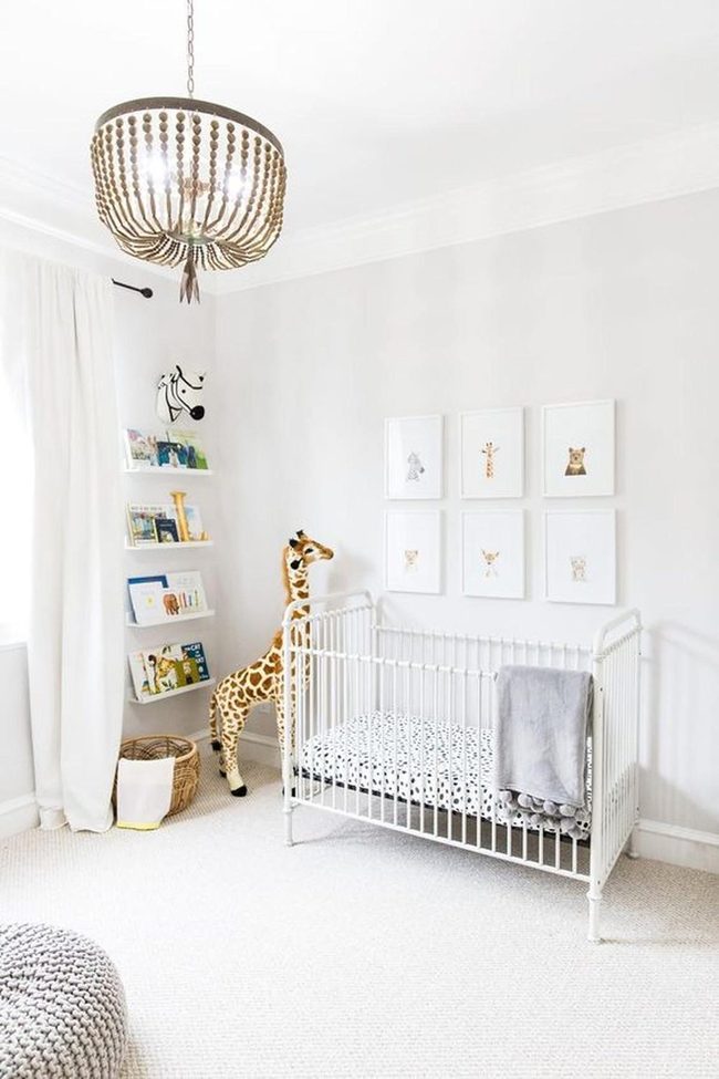 Giraffe Toy White Nursery