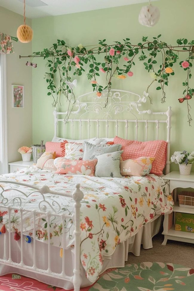 Green Vines Bedroom Oasis