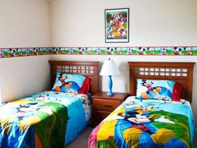 Mickey Mouse Wooden Bedroom
