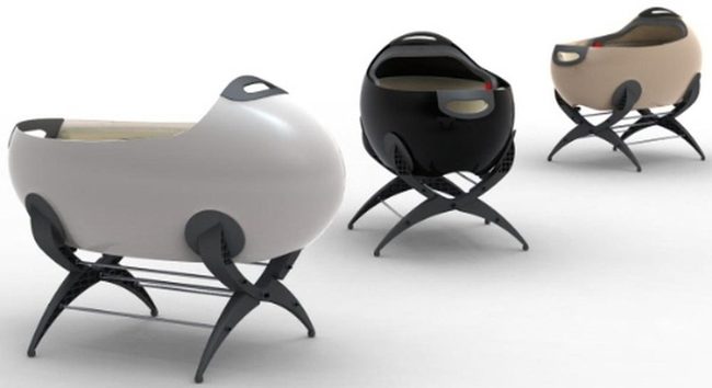 Black-Legged Modern Crib