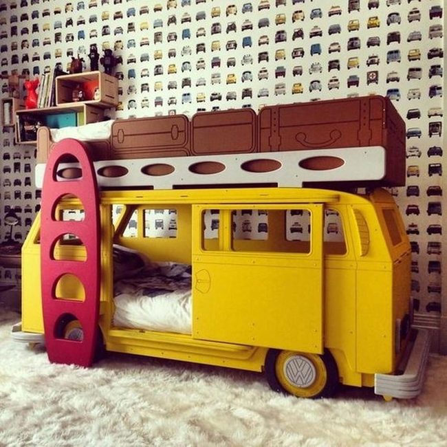 Yellow Van Bed Dreams