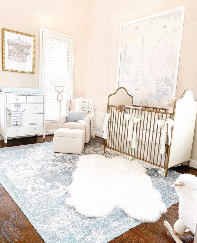 Pastel Gold Nursery Sanctuary