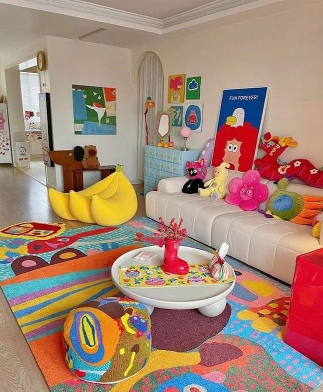 Banana Chair Yellow Living Room